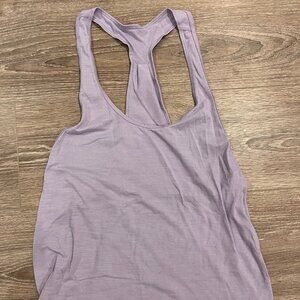 Lululemon Lilac loose racer back tank Size 4